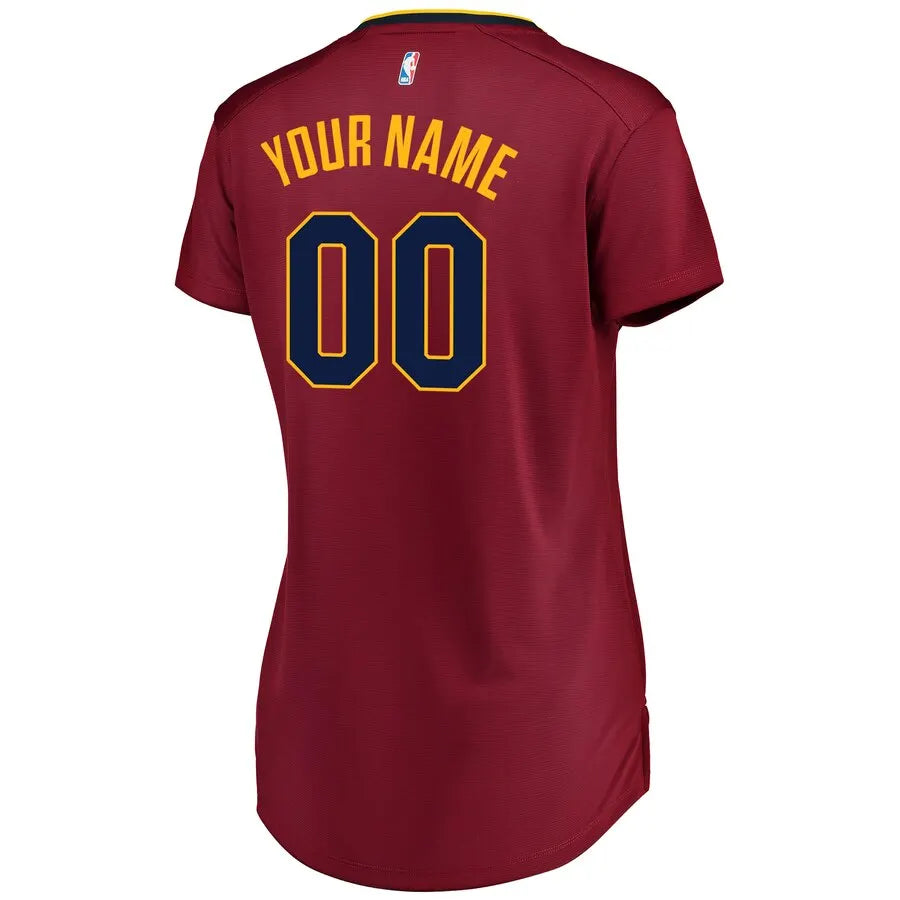 Cleveland Cavs Maroon Jersey - Hình 2