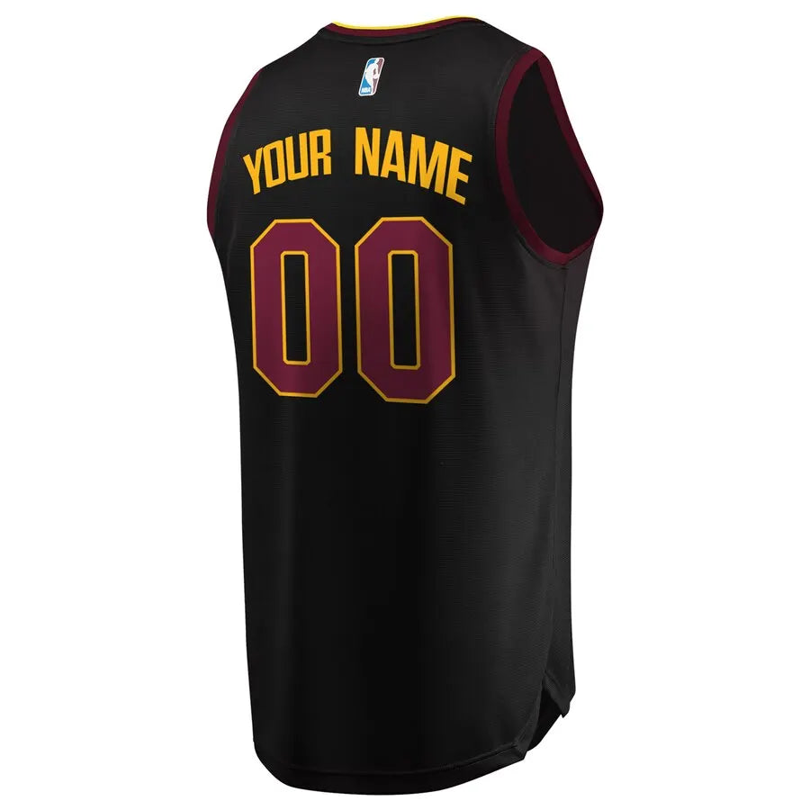 Cavs Black Custom Jersey fanatics - Hình 3