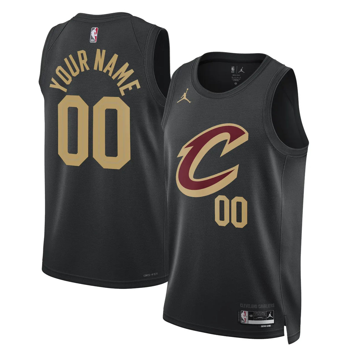 Cavaliers Statement Black Jersey - Hình 2