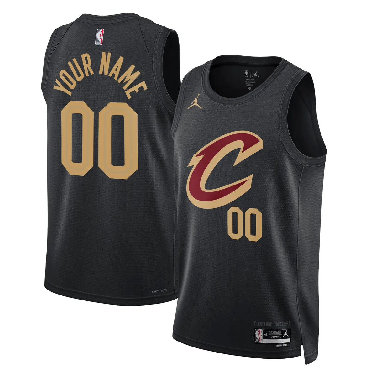 Jordan Cavs Black Statement Jersey