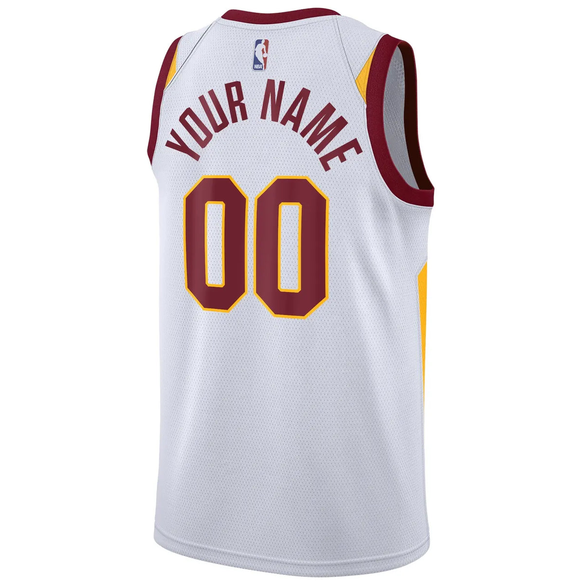 Cavs White Custom Jersey - Hình 4