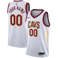 Cavs White Custom Jersey
