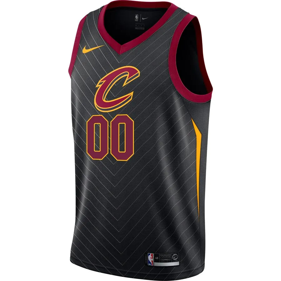 nike alternate Cavaliers Black Custom Jersey - Hình 2
