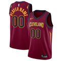 Cleveland Cavaliers Maroon Custom Jersey