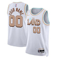 Nike Cavs White "The Land" Custom Jersey