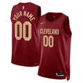 Cavs Maroon Custom Jersey nike