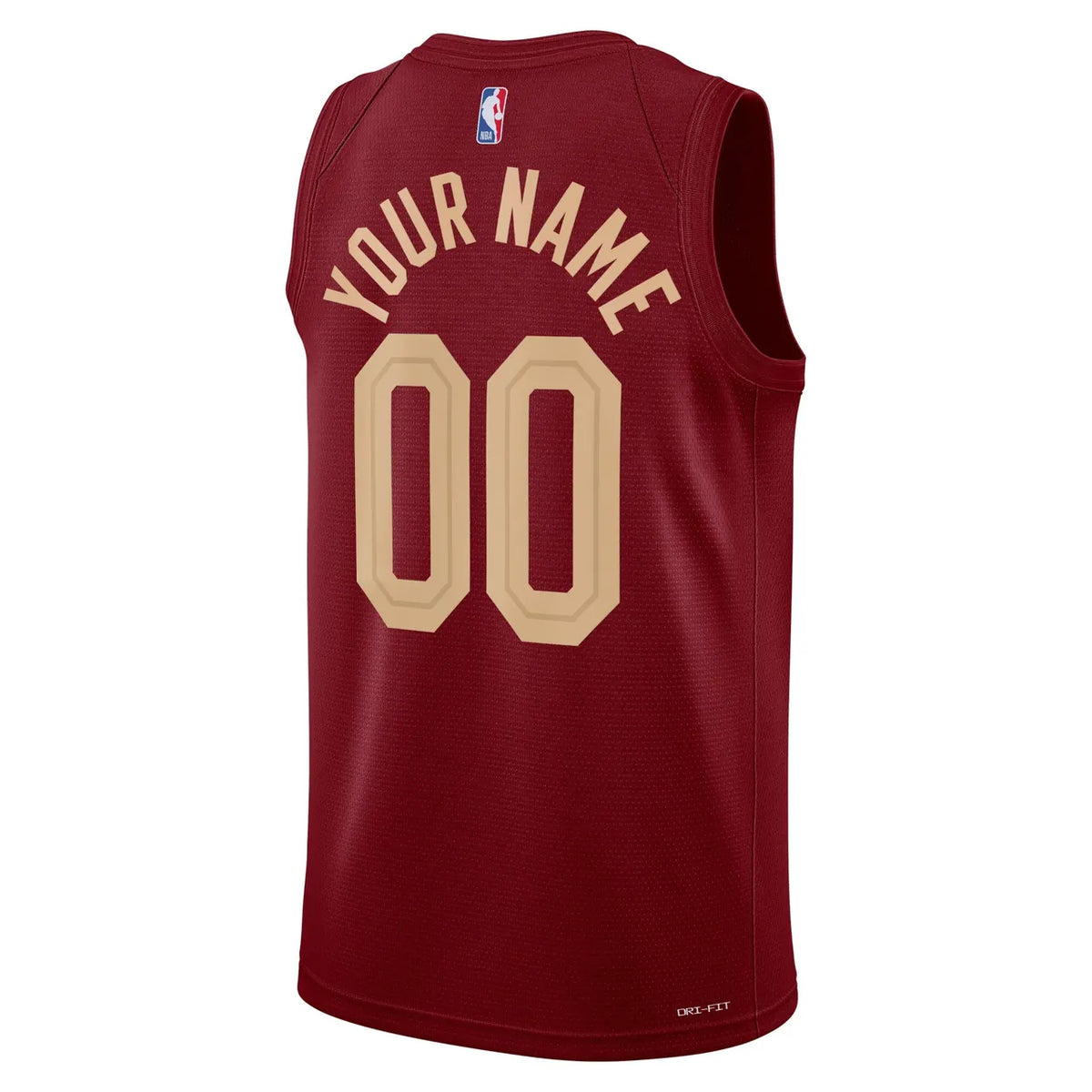 Cavs Maroon Custom Jersey nike - Hình 4