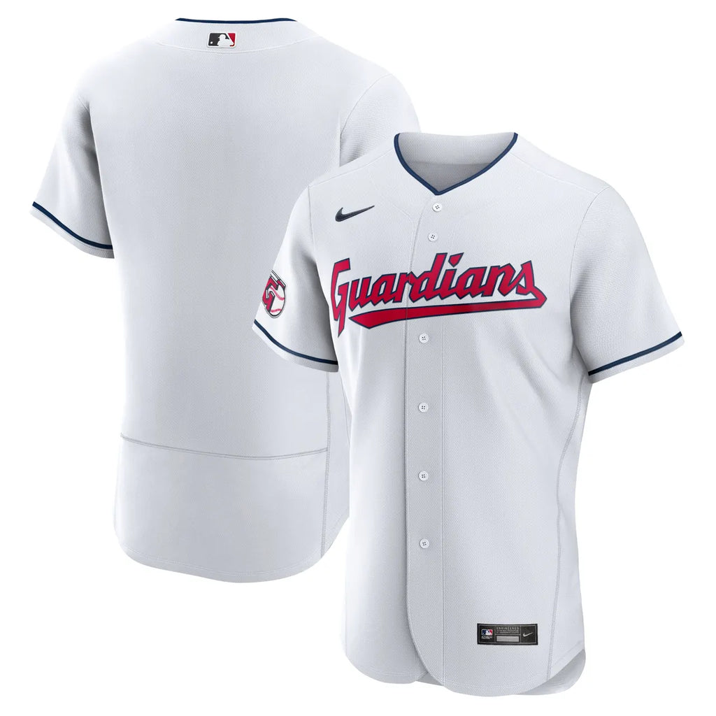 nike mlb Guardians White Home Jersey - Hình 2