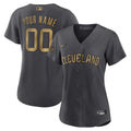 nike Cleveland Guardians Gray Gold Custom Jersey