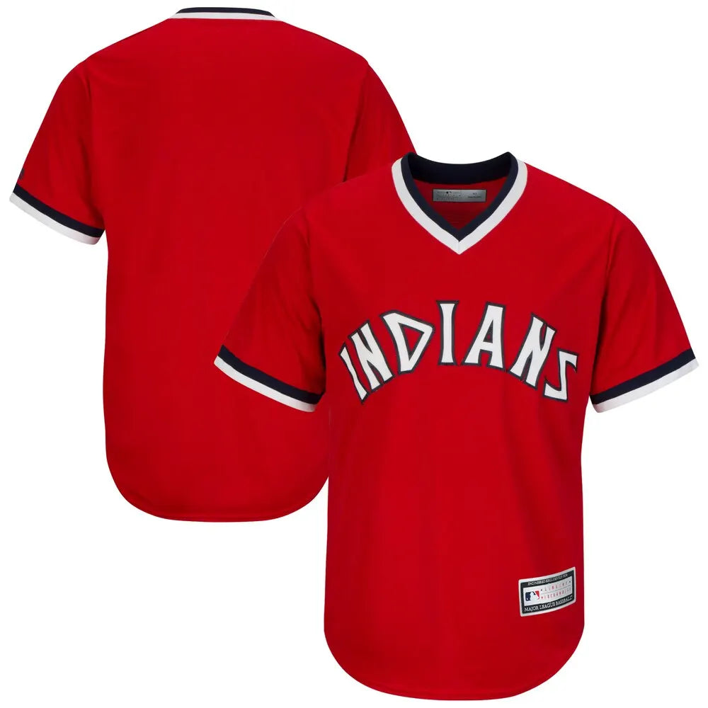 Indians Majestic Red Jersey