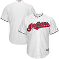 Majestic Indians White Jersey