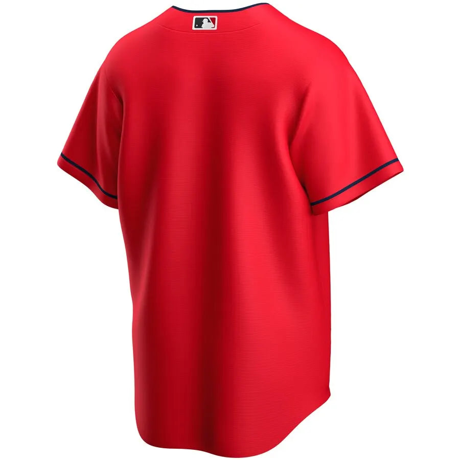 Indians Red Alternate Jersey - Hình 3
