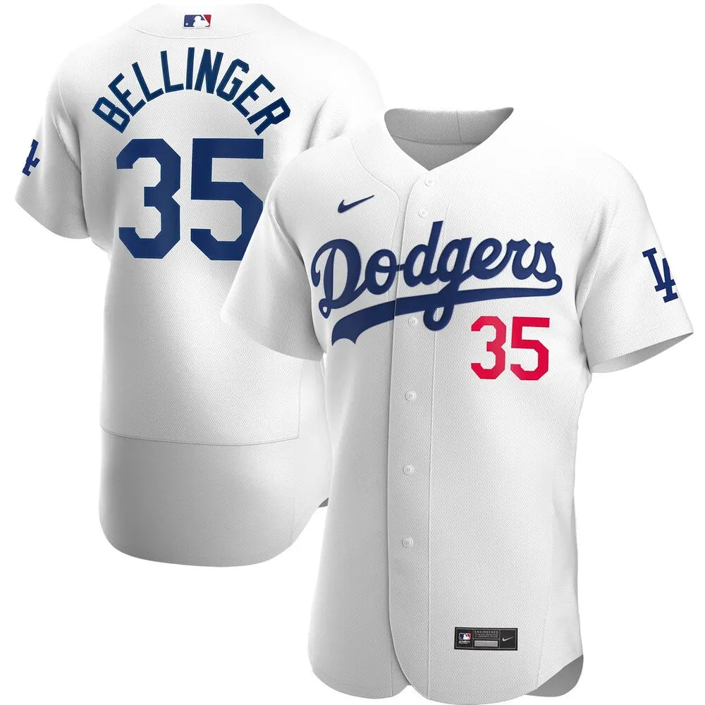 Bellinger Dodgers White Jersey nike