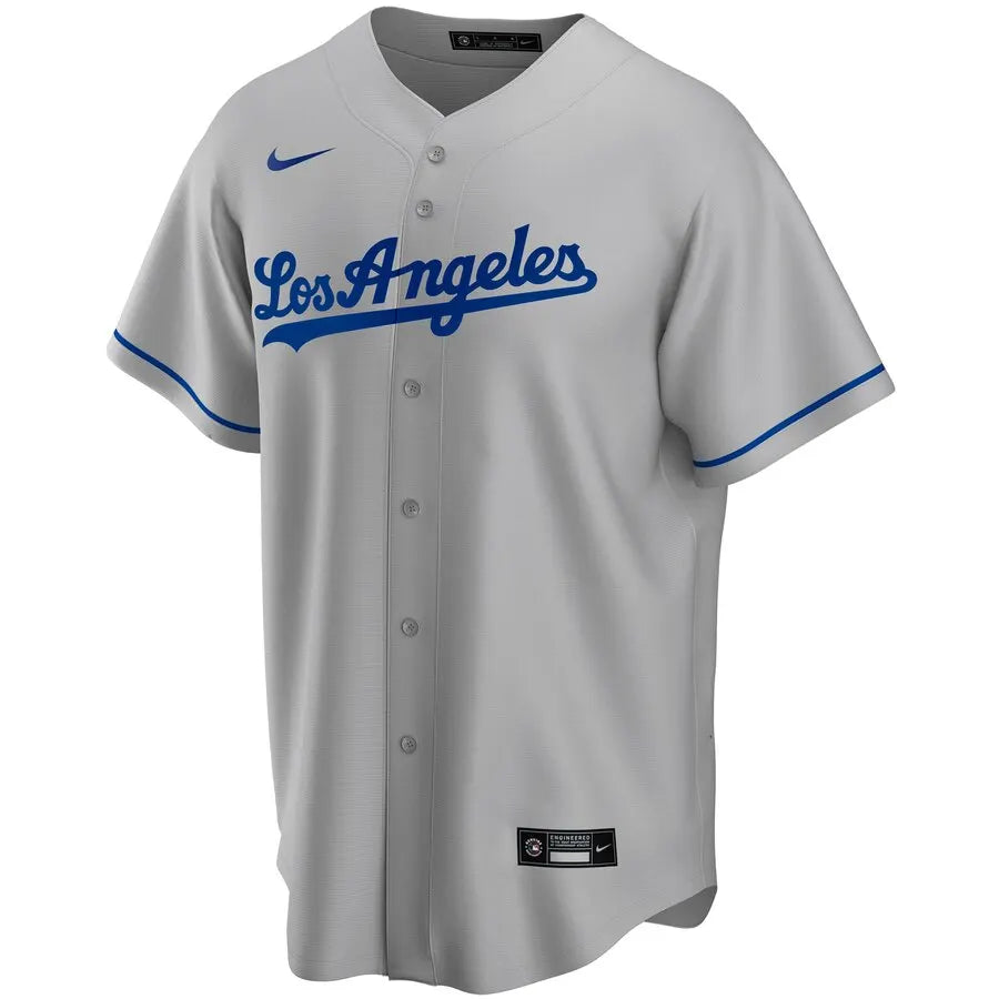 nike Bellinger Dodgers Gray Jersey - Hình 2
