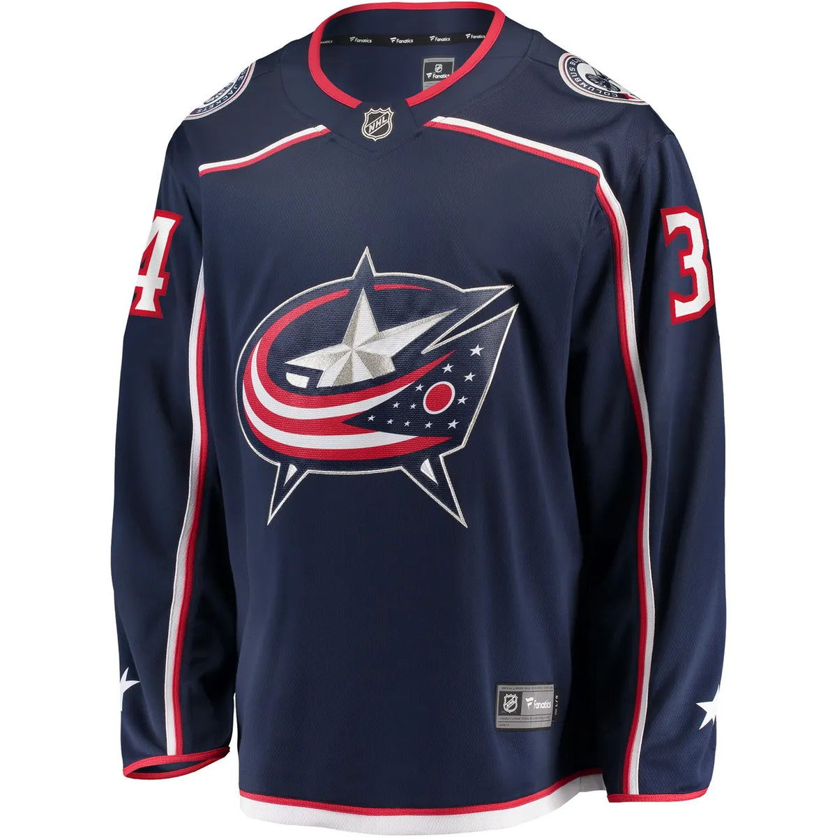SILLINGER Blue Jackets Jersey - Hình 3