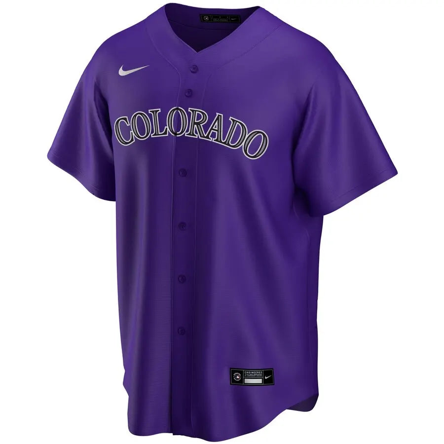 Nike Rockies Purple Jersey mlb - Hình 2