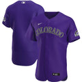 mlb Nike Rockies Purple Jersey