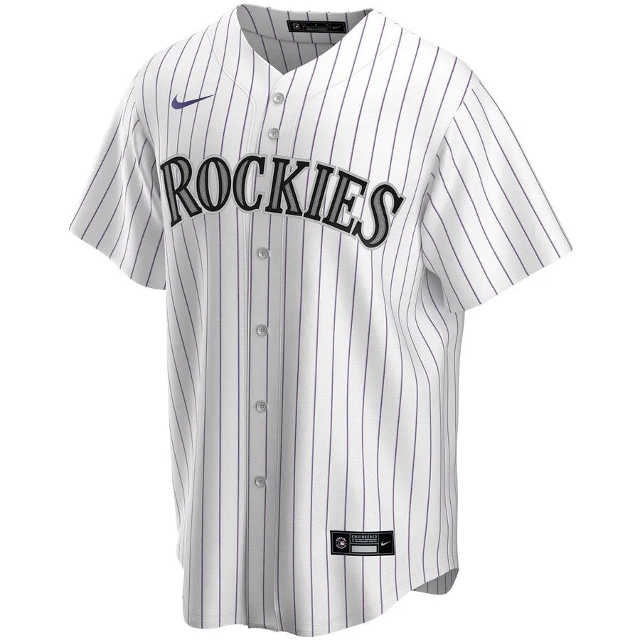 mlb Nike Rockies Pinstripe Jersey - Hình 2