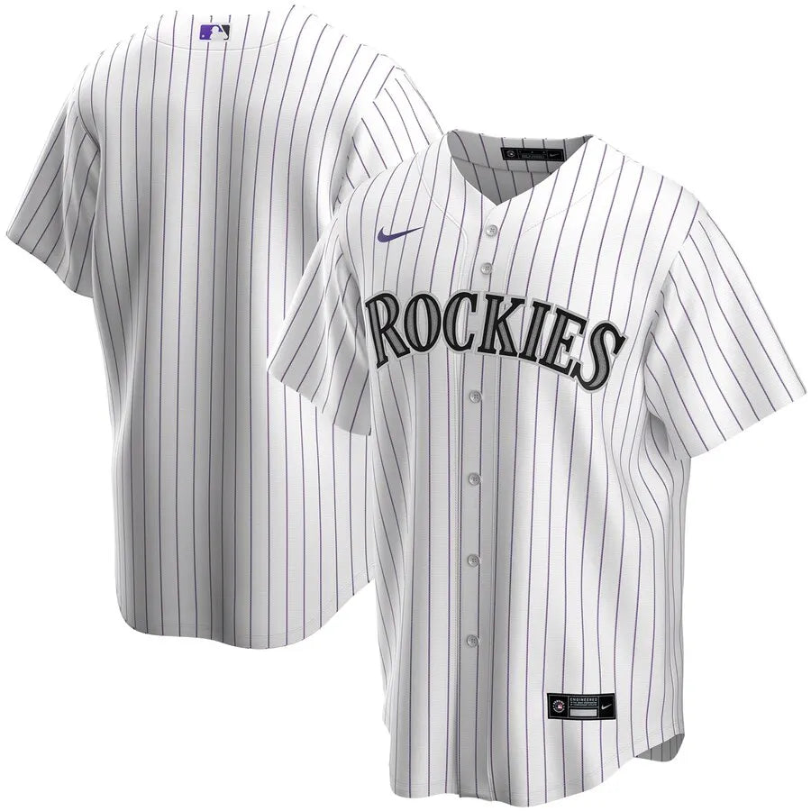 mlb Nike Rockies Pinstripe Jersey