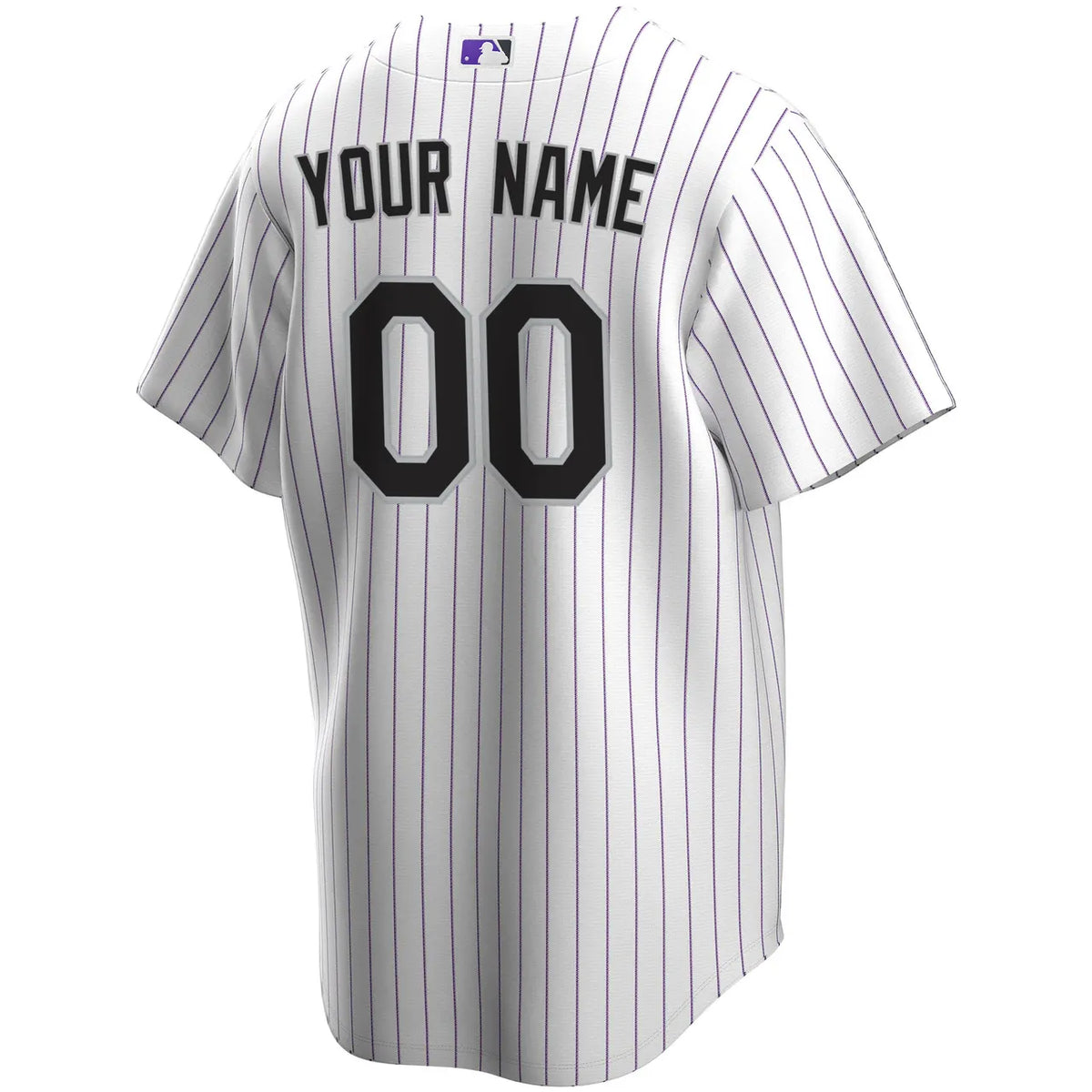 nike Rockies White Pinstripe Custom Jersey - Hình 4