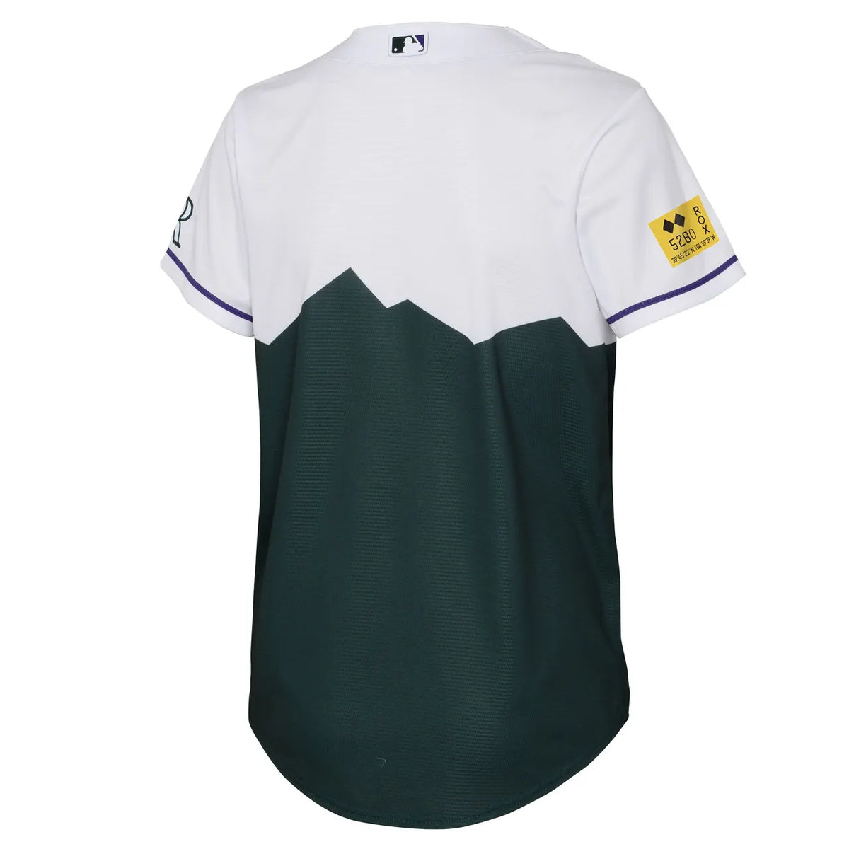 forest Nike Rockies City Connect Jersey - Hình 4