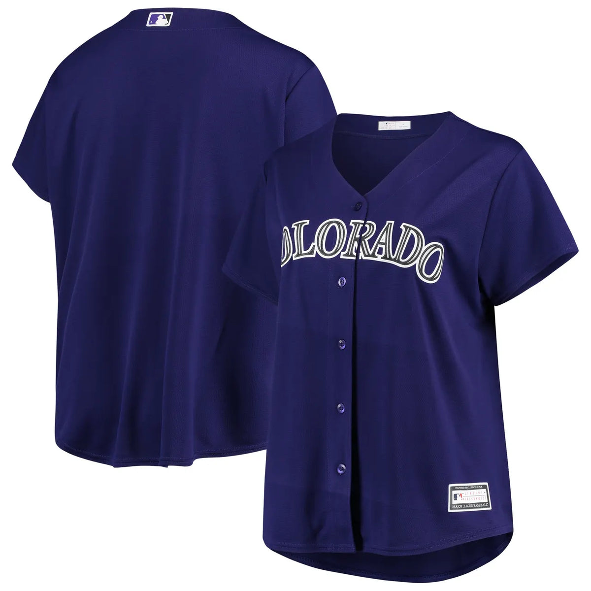 Rockies Purple Majestic Jersey