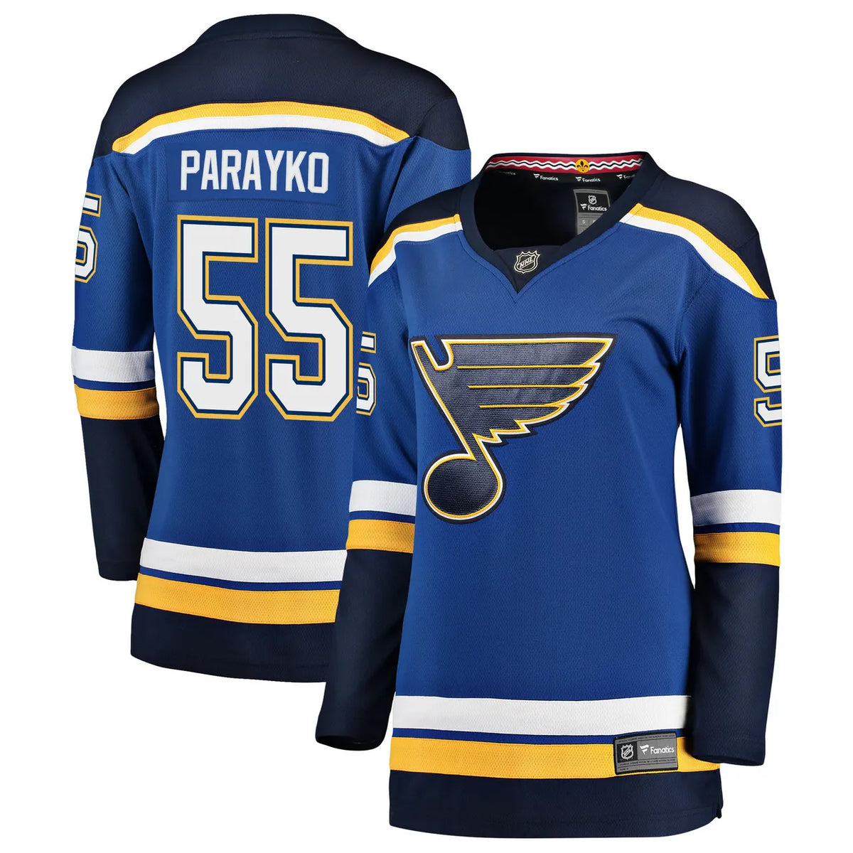 royal Fanatics Parayko Blues Jersey