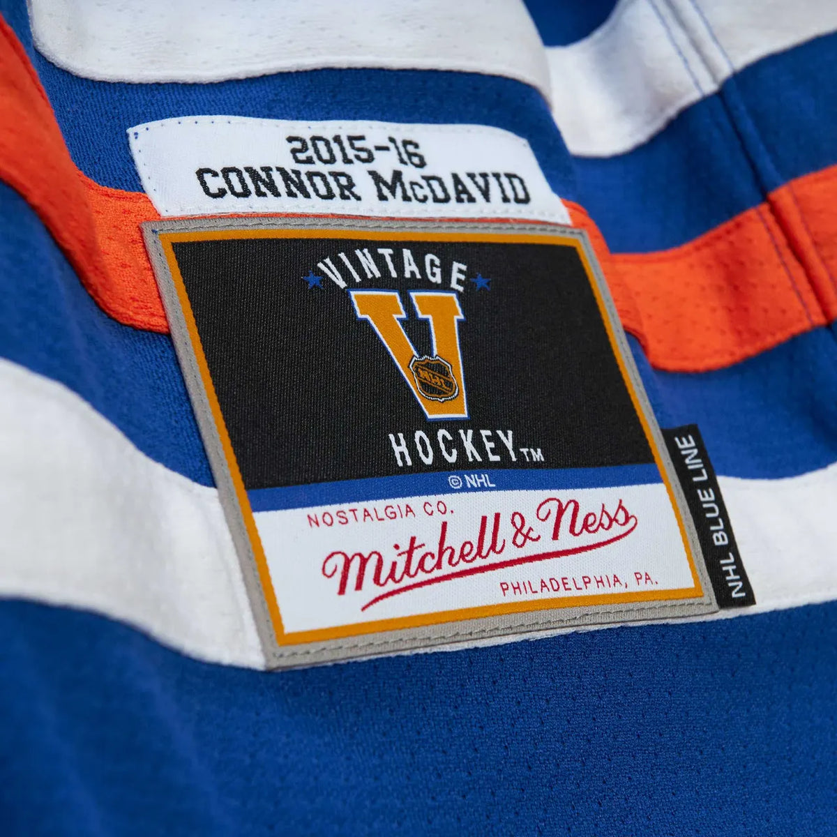 mitchell McDavid Oilers Blue Jersey - Hình 5