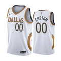 Dallas Mavericks White Custom Jersey
