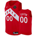 nike north Raptors Red Custom Jersey