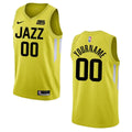 Jazz Yellow Custom Jersey nike