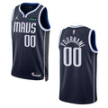 jordan personalized Mavericks Navy Custom Jersey