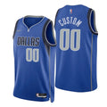 nike statement Mavericks Blue Custom Jersey