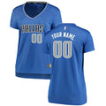 Mavericks Blue Custom Women's Jersey