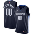 personalize Jordan Mavericks Navy Custom Jersey