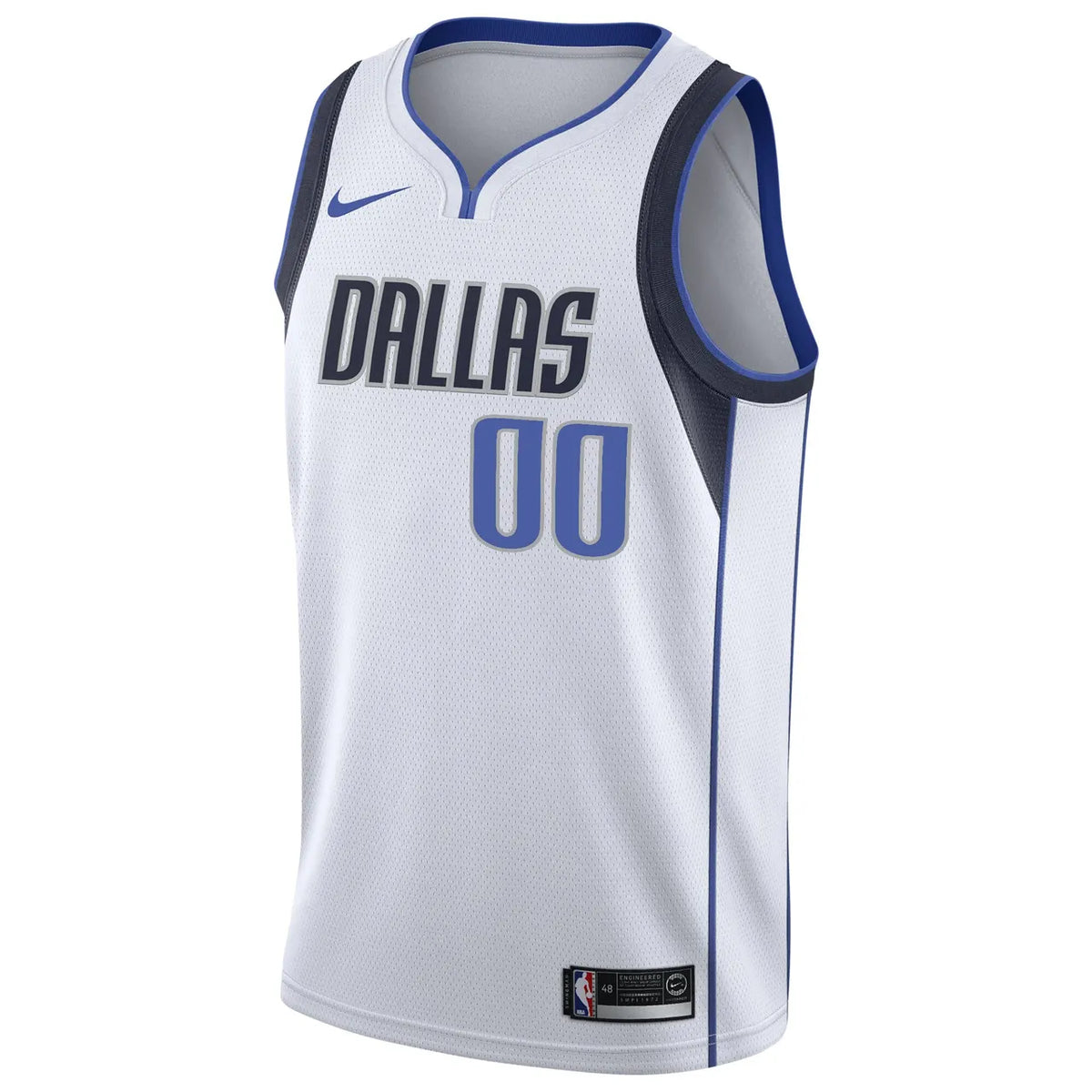 Nike Mavericks White Jersey custom - Hình 3