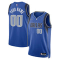 Mavericks Royal Blue Custom Jersey