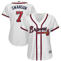 Braves Swanson #7 Women's Jersey