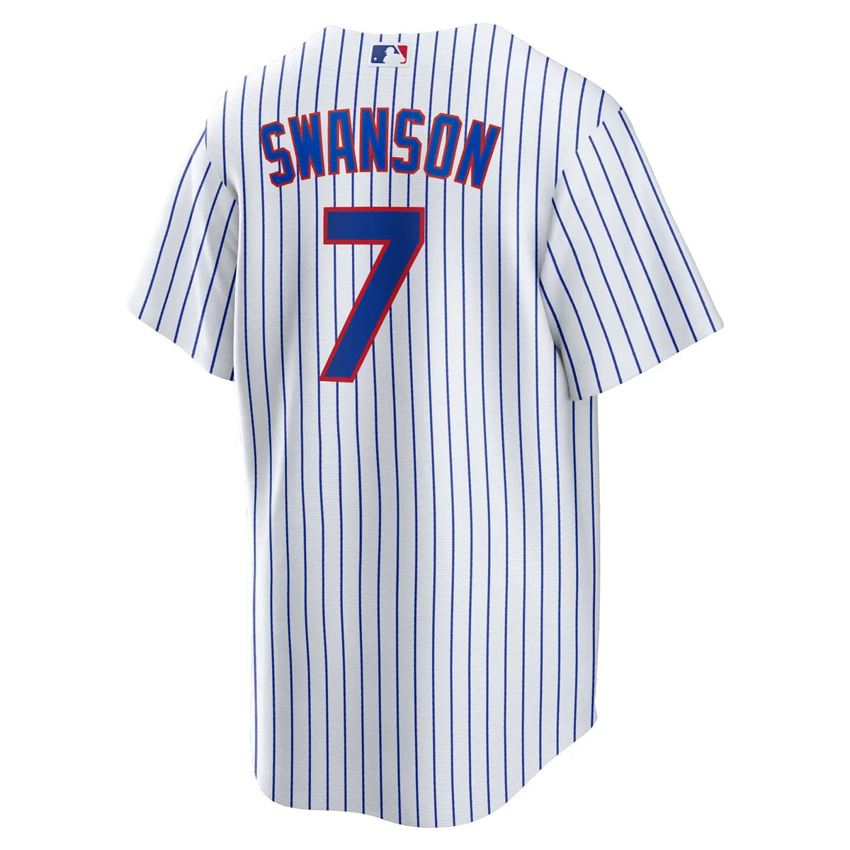 Swanson Cubs White Pinstripe Jersey - Hình 4