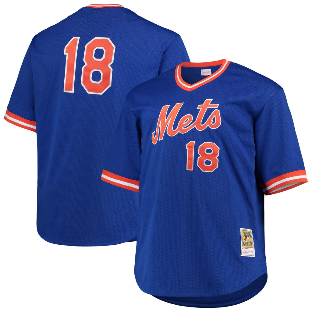 Mets Blue Throwback Jersey mitchell ness