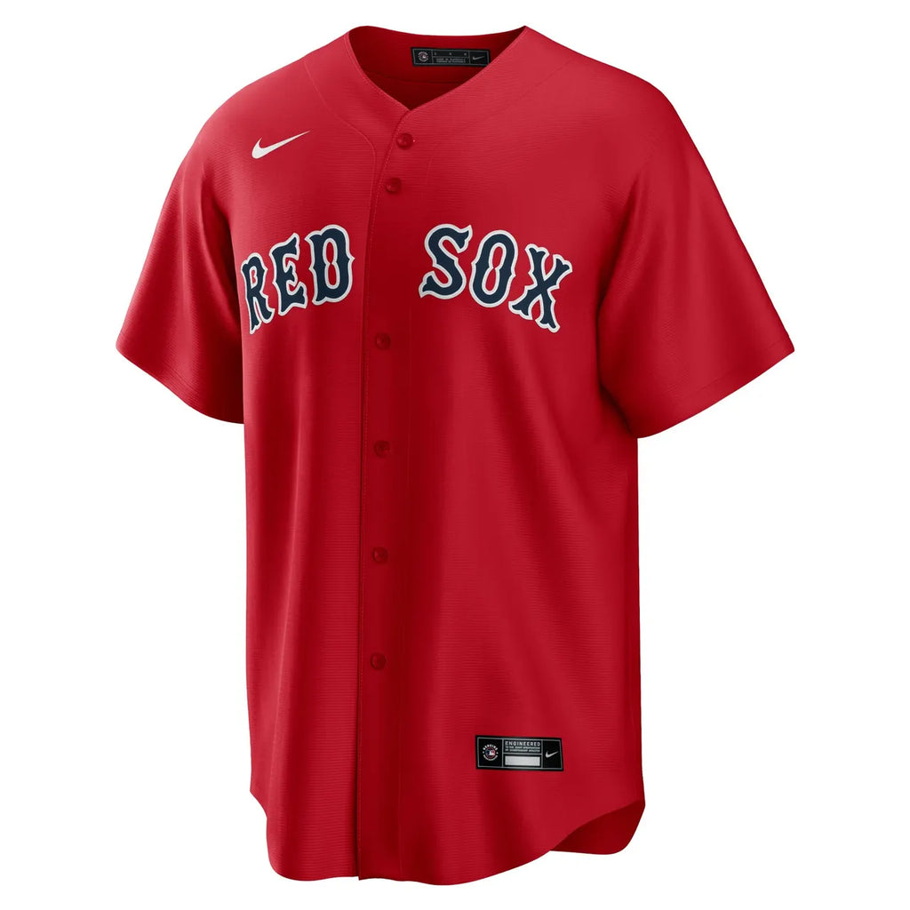 Ortiz Red Sox White Jersey - Hình 6