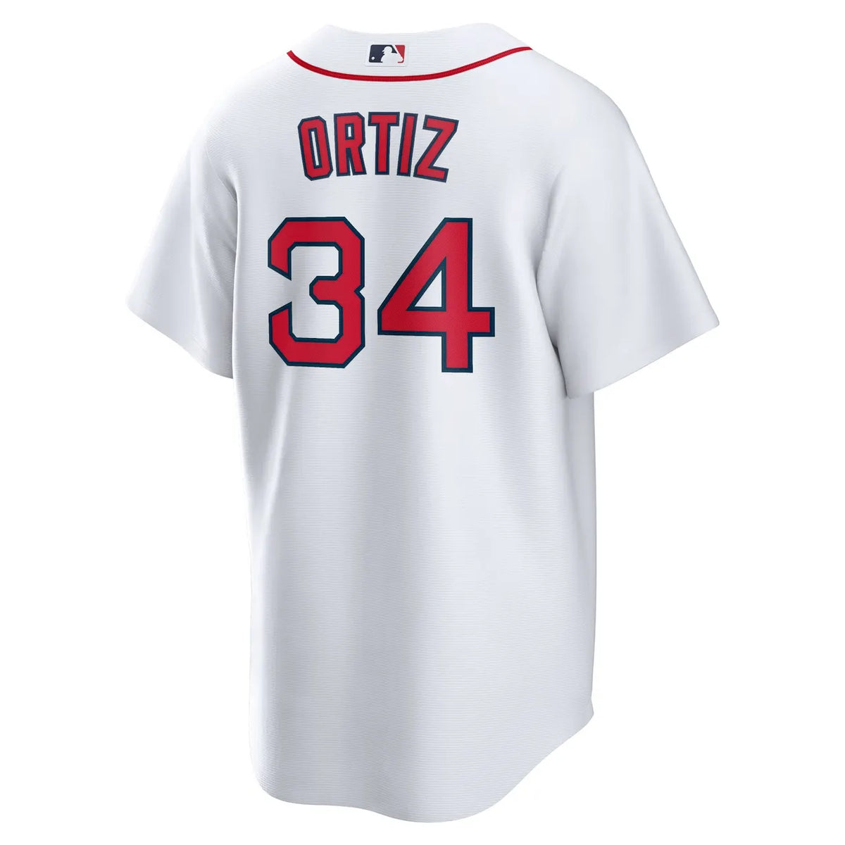 Ortiz Red Sox White Jersey - Hình 4