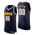 nike personalized Nuggets Navy Custom Jersey