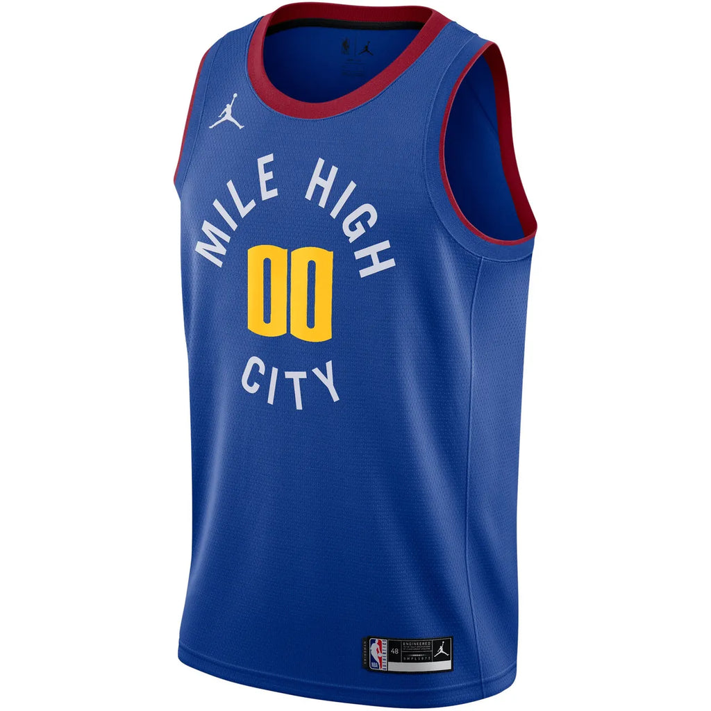 Denver Nuggets Jordan Blue Jersey - Hình 3