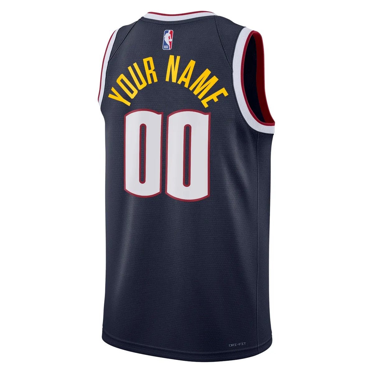 Nuggets Navy Custom Jersey nike - Hình 3