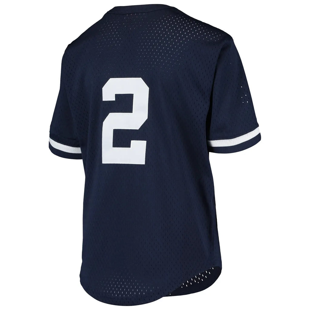 mitchell Yankees Navy Henley Jersey - Hình 4
