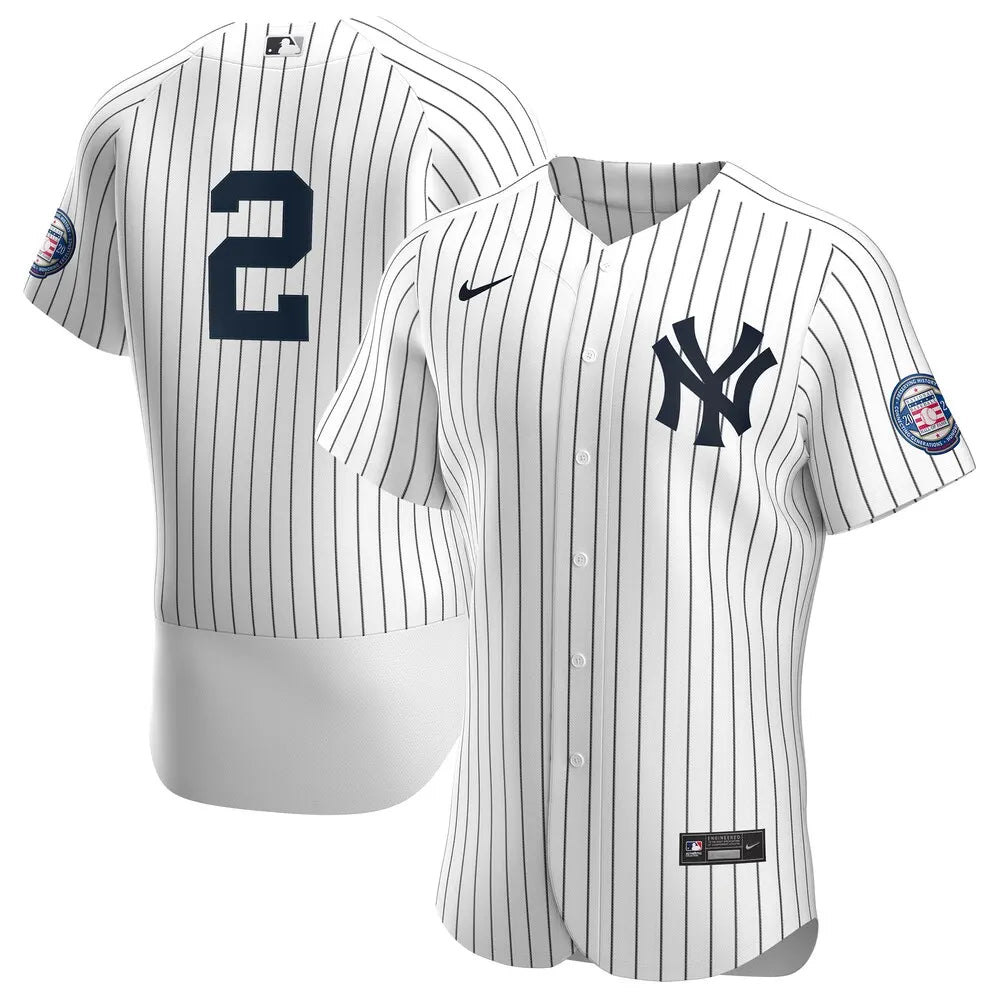 Yankees White Pinstripe Jersey nike