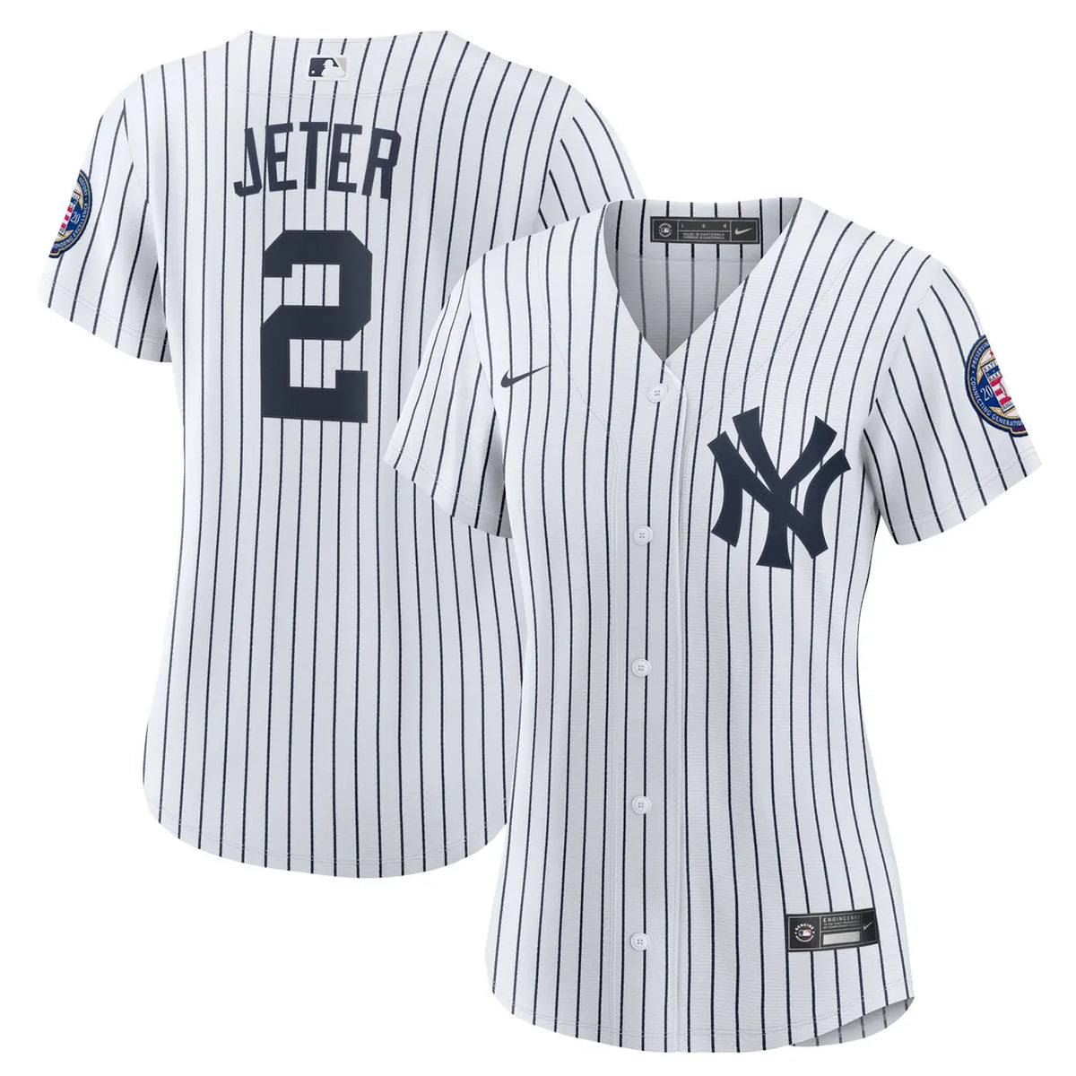 Jeter Yankees Pinstripe Jersey nike - Hình 2