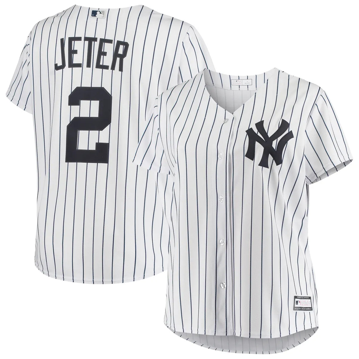 Majestic Jeter Yankees Pinstripe - Hình 2