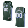 Pistons Green Custom Jersey
